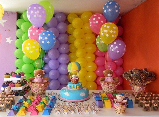 mesa festa infantil decoração 10 anos