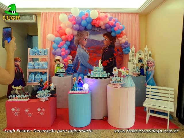 mesa festa infantil decoração colorida