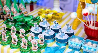 mesa festa infantil decoração piquenique