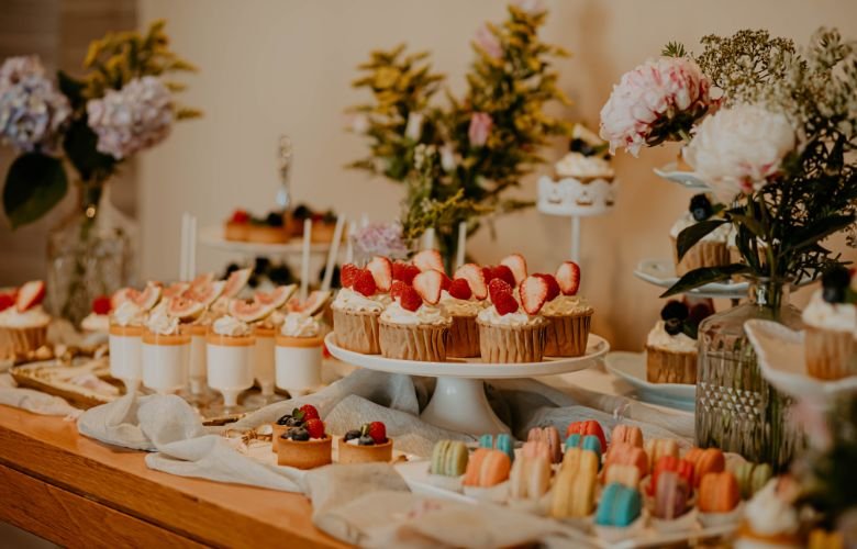 mesa para decoração de festa