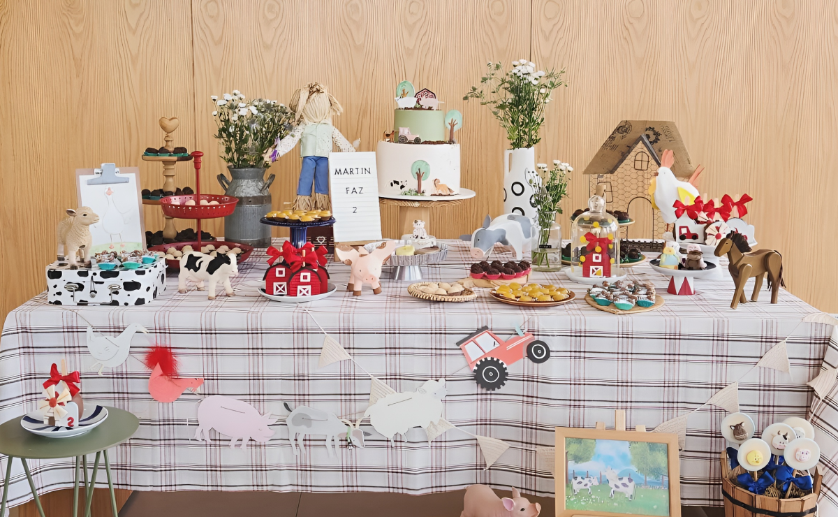 mini decoração de festa