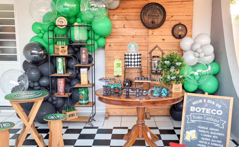 ideias de mini decoração de festa simples