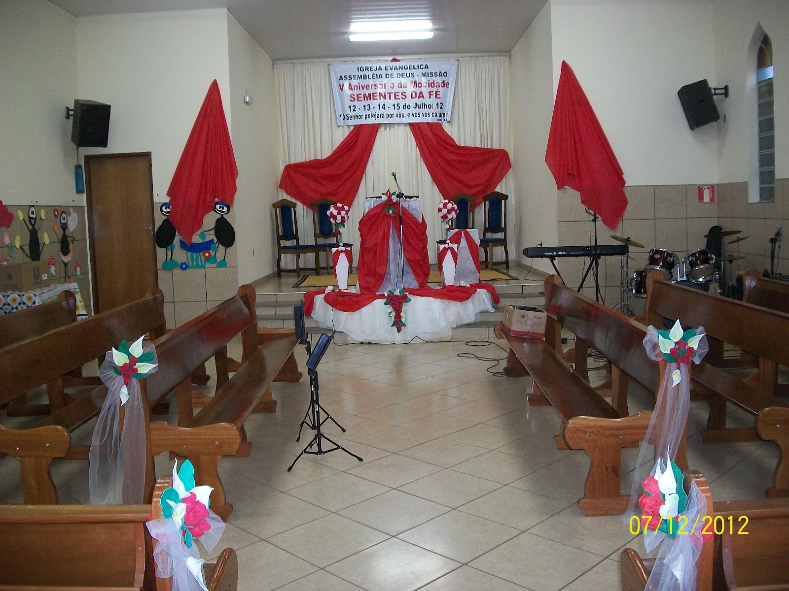 ideias decoração culto jovem