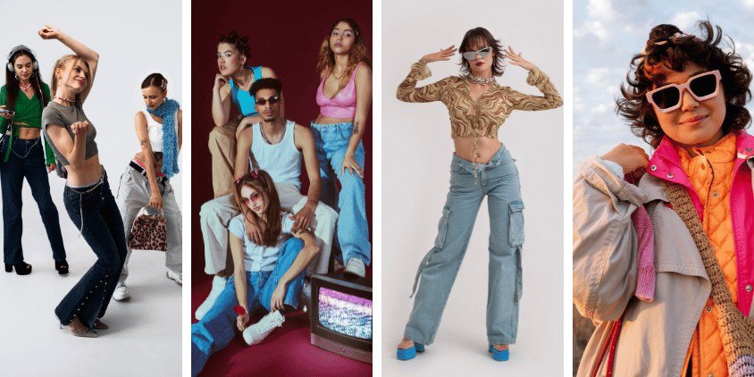 inspiração looks moda anos 2000