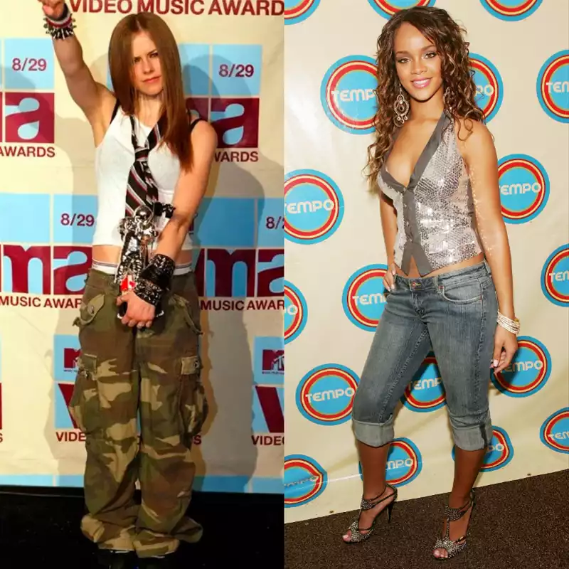 como usar calça cintura baixa anos 2000