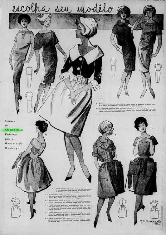 Além do óbvio: as tendências esquecidas da moda anos 50