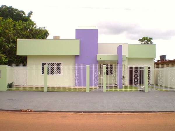 muro com jardim vertical