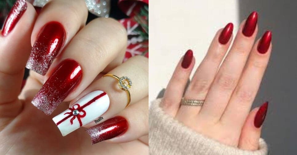 unhas de natal vs unhas de ano novo qual escolher