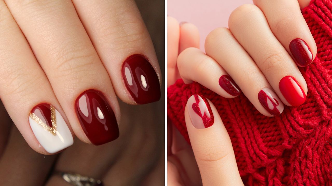unhas de natal vs unhas de ano novo qual escolher
