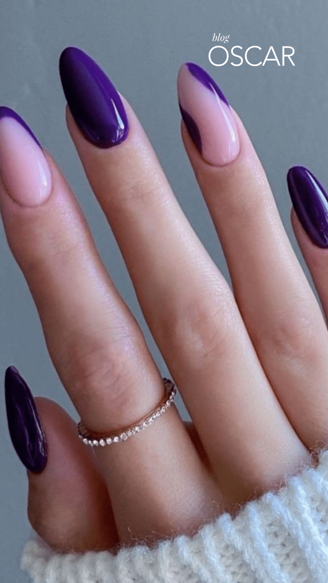 modelo unha amendoada