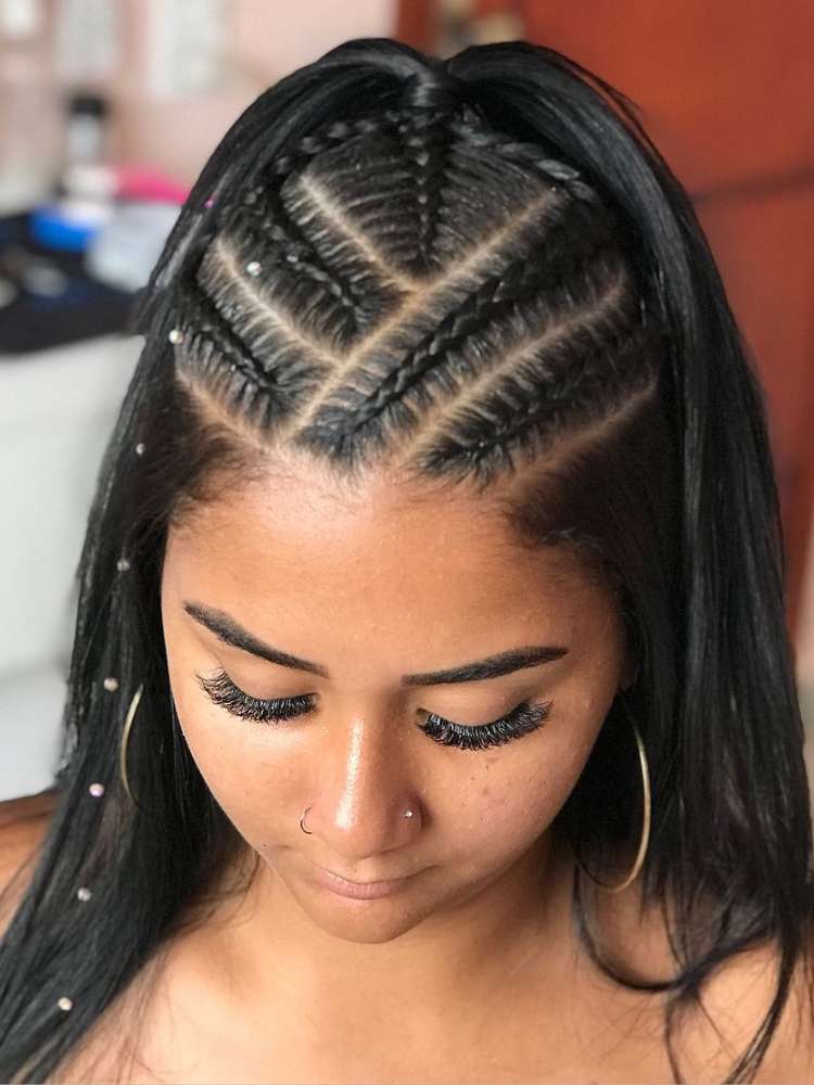 tranças para cabelo curto