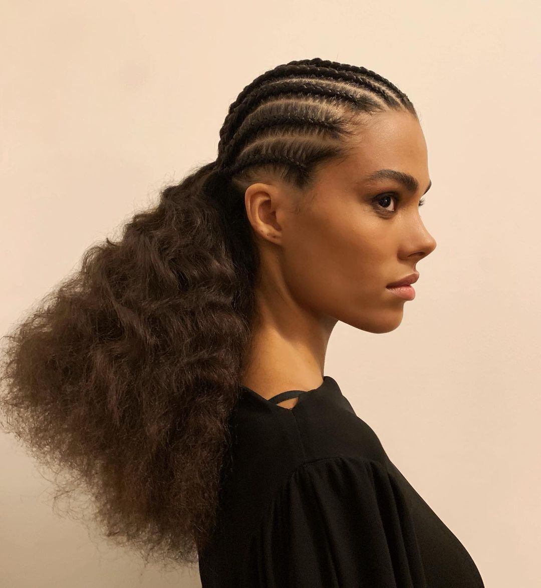 touca de cetim para tranças