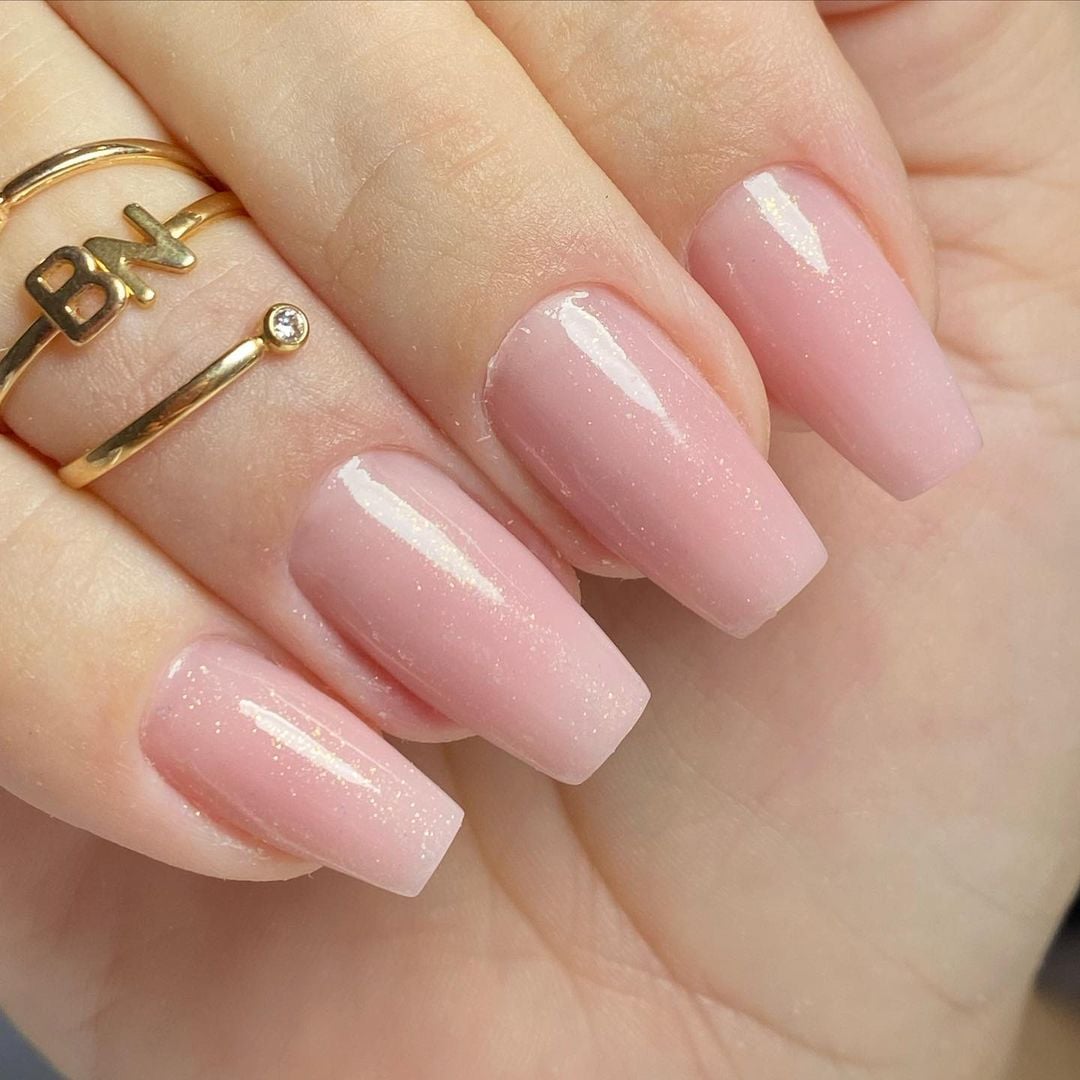 unhas decoradas bailarina