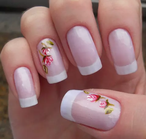 unhas curtas decoradas