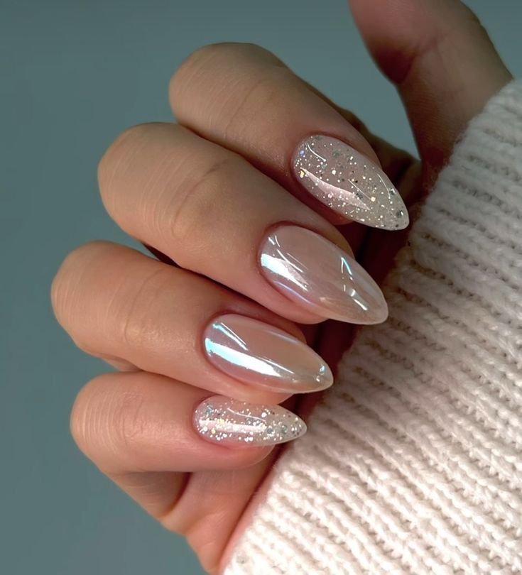 unhas brancas para réveillon