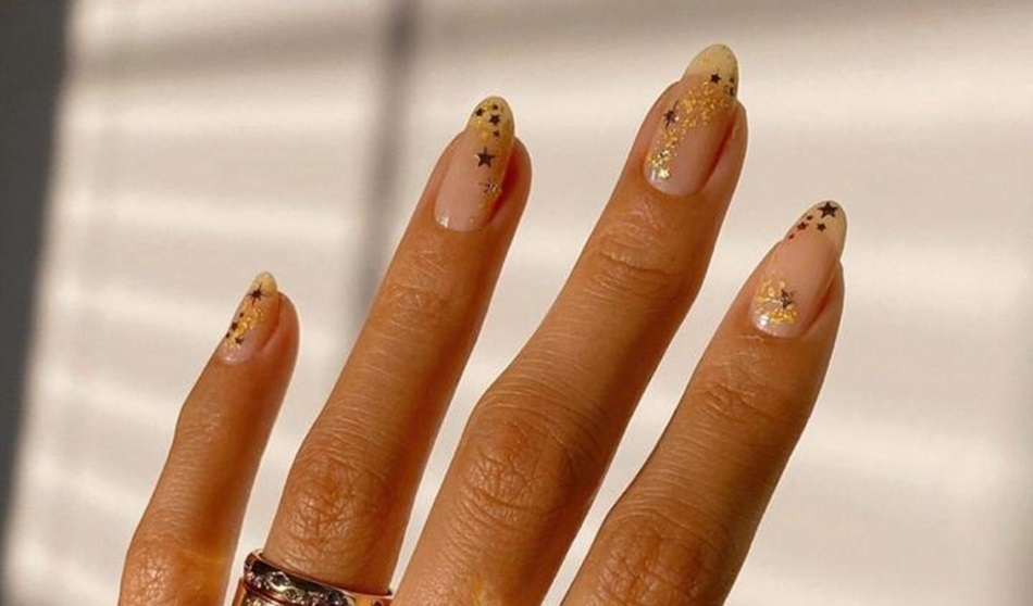 unhas brancas para réveillon