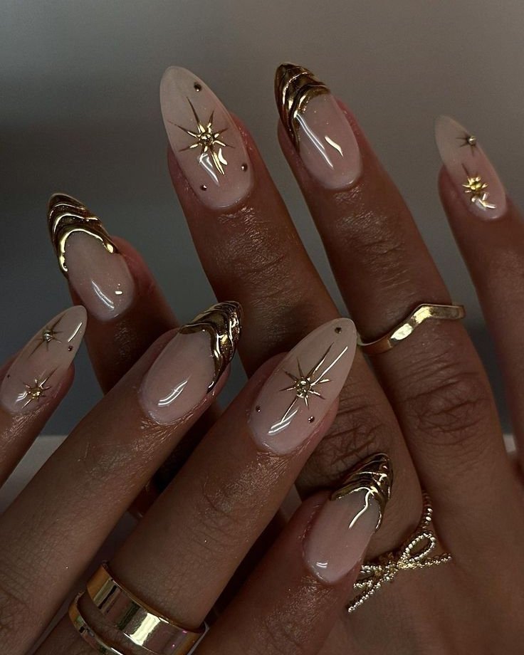 unhas decoradas ano novo 2026