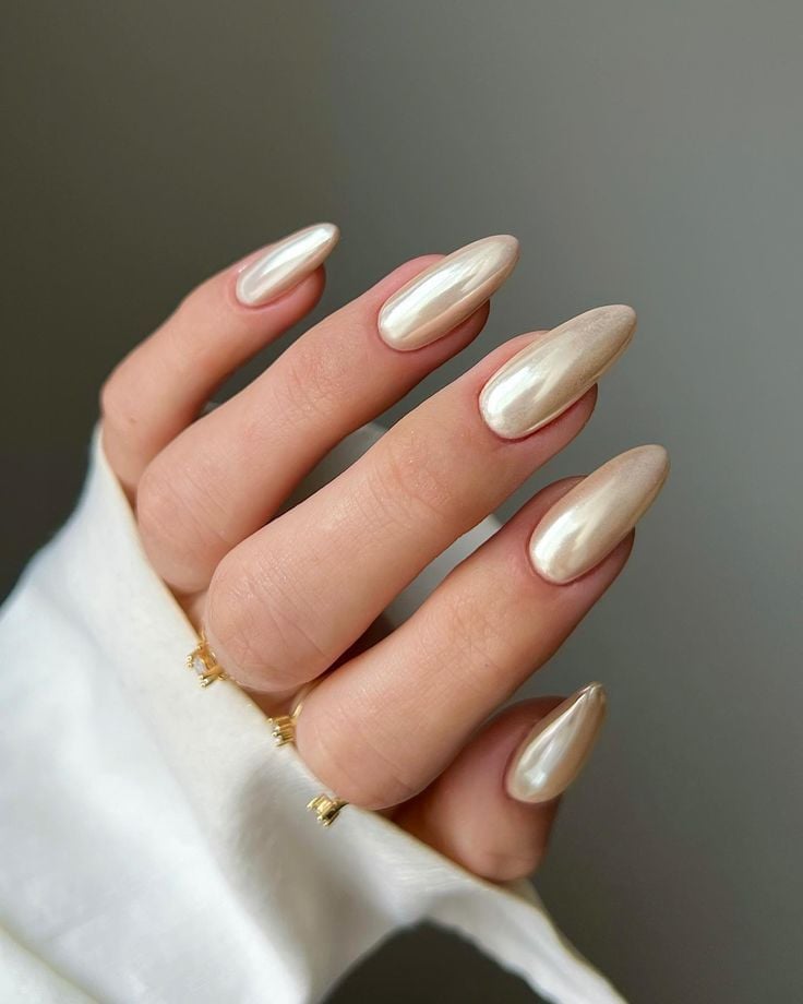 unhas ombré glitter réveillon
