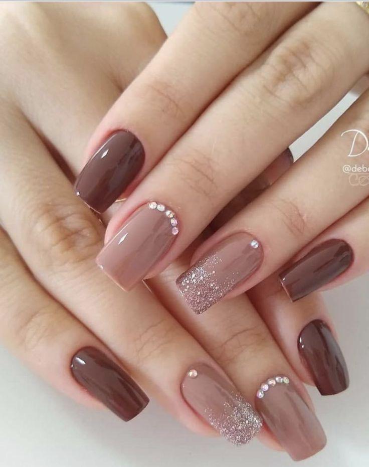 unhas naturais oval