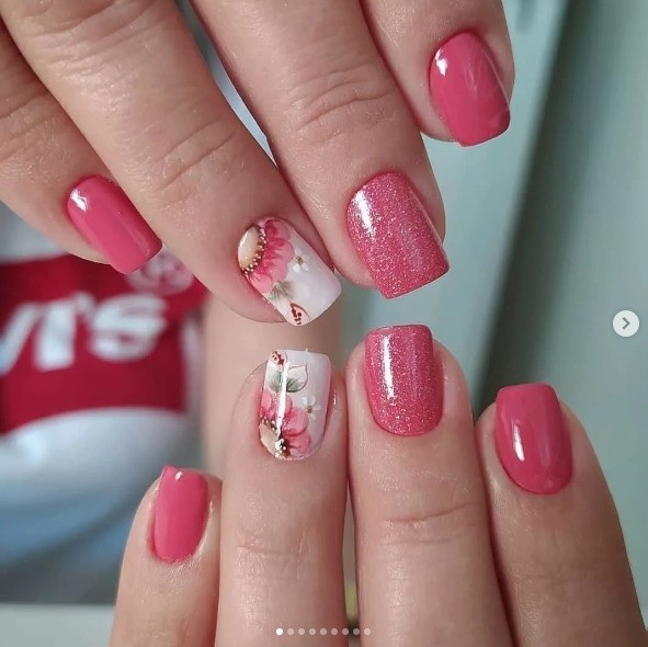 unhas naturais amendoada