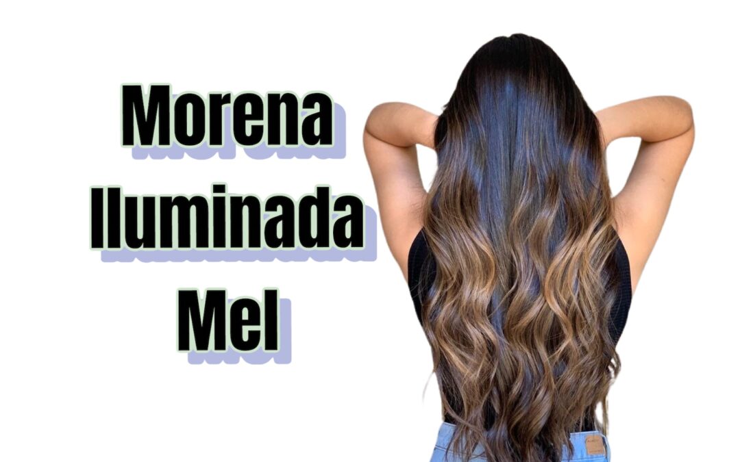 morena iluminada cor mel