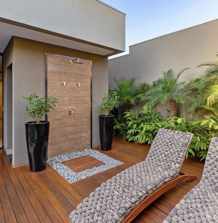 Chuveiro para área de lazer externa