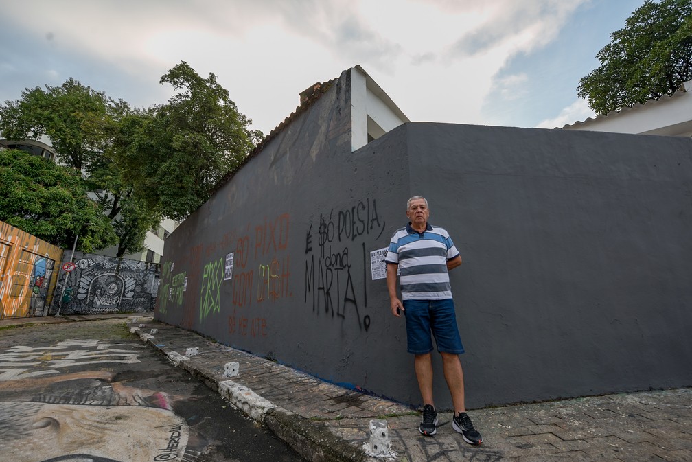 muro cimento queimado