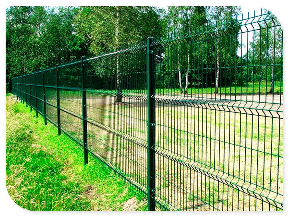 Muro com grade moderna