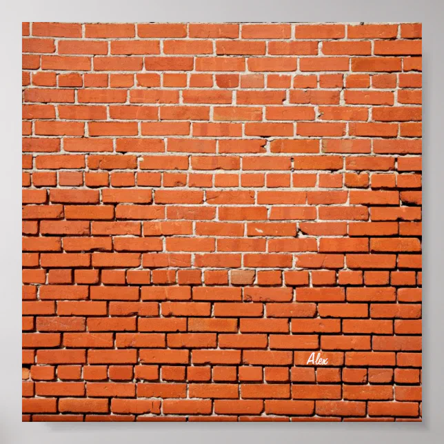 muro de tijolos decorado