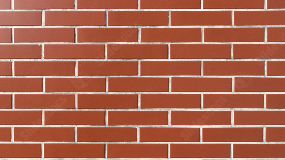 muro de tijolos decorado