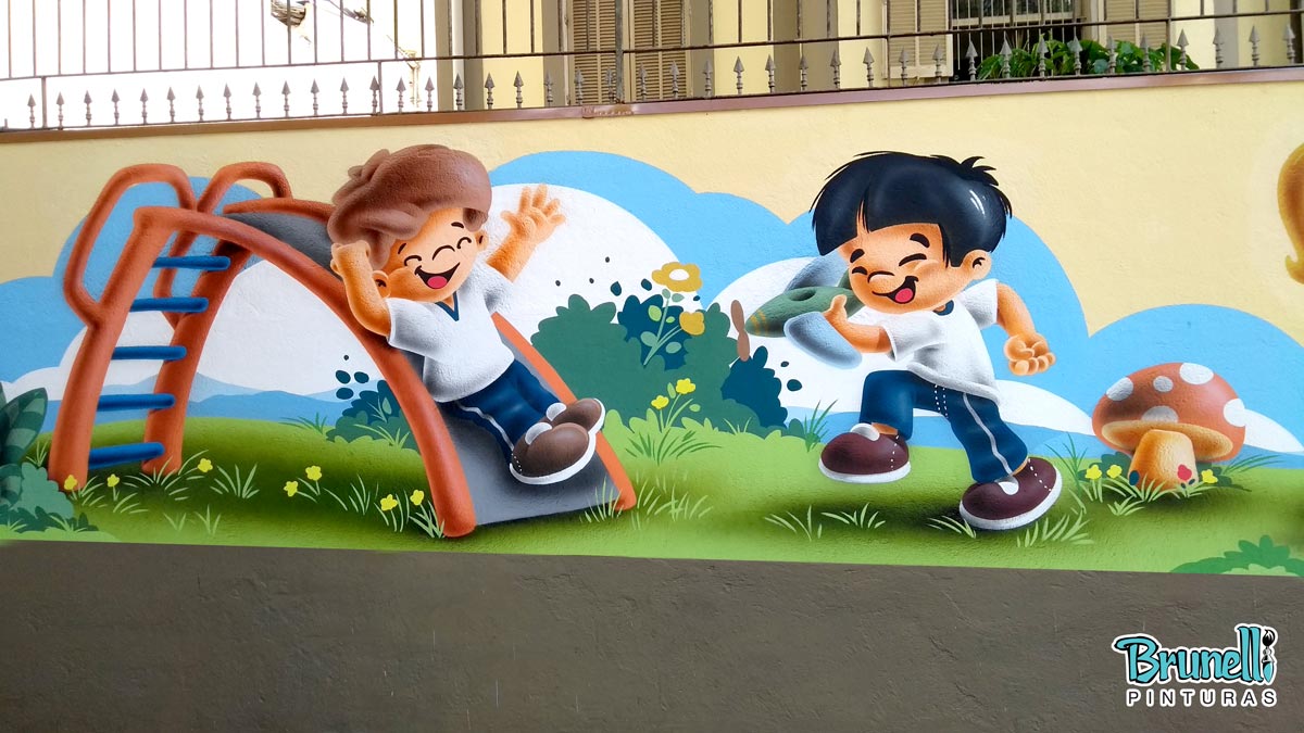 ideias para muro de escola