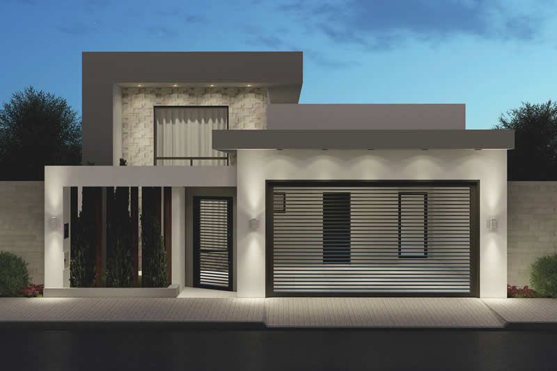 muro de arrimo fachada
