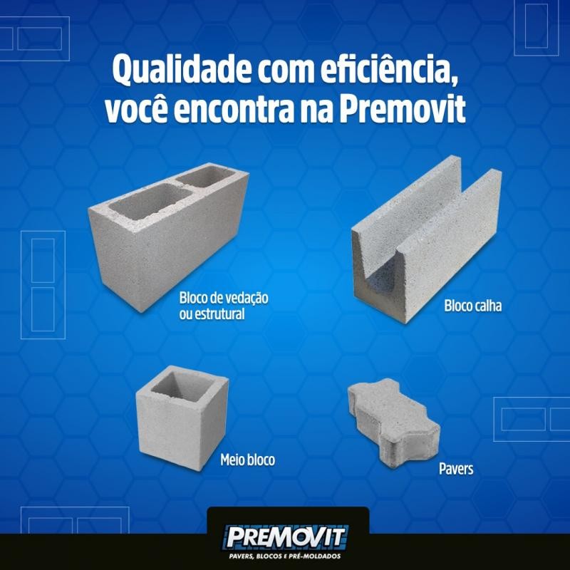 Muro pré-fabricado estilo tijolinho