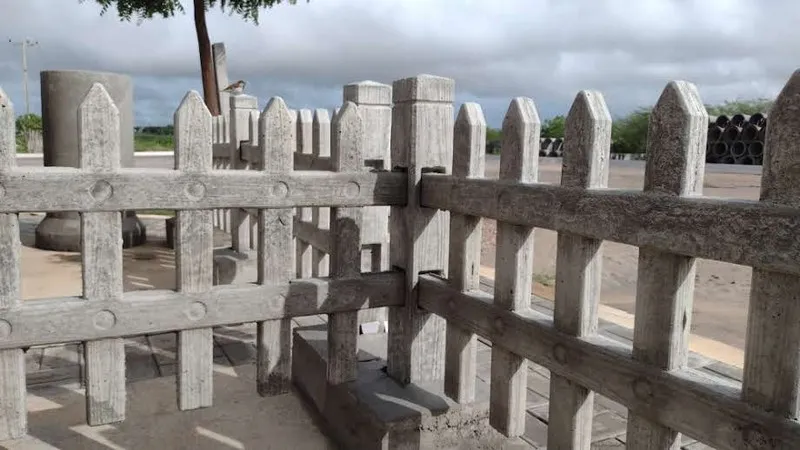 Painel de concreto para muro com estampa de tijolo