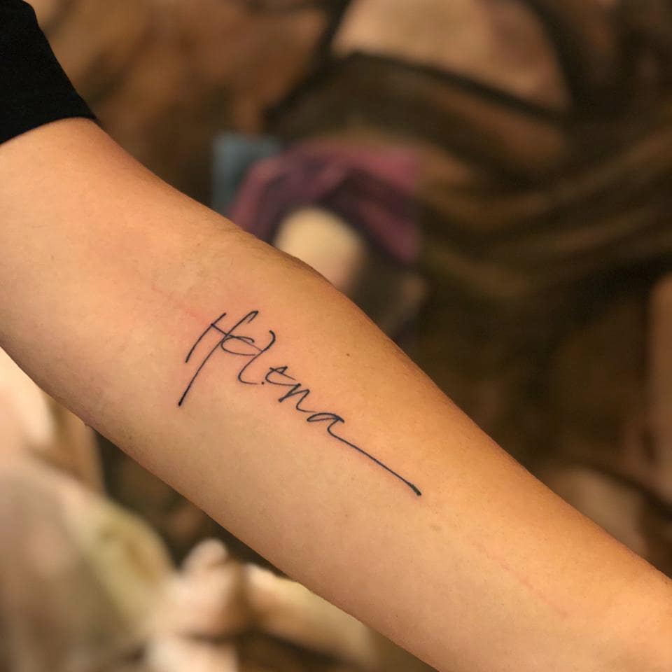 tatuagem nome pai