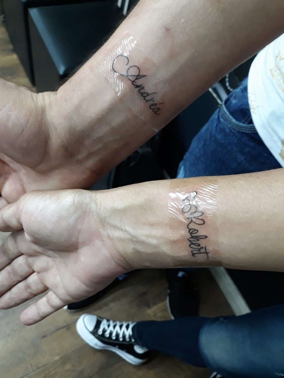 tatuagem nome com data