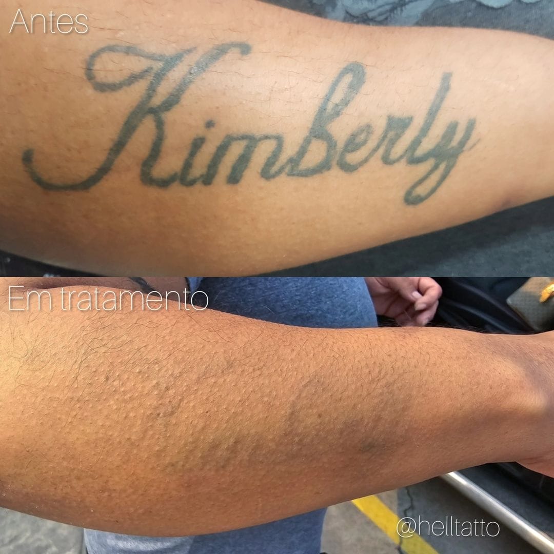 tatuagem nome com batimentos cardíacos