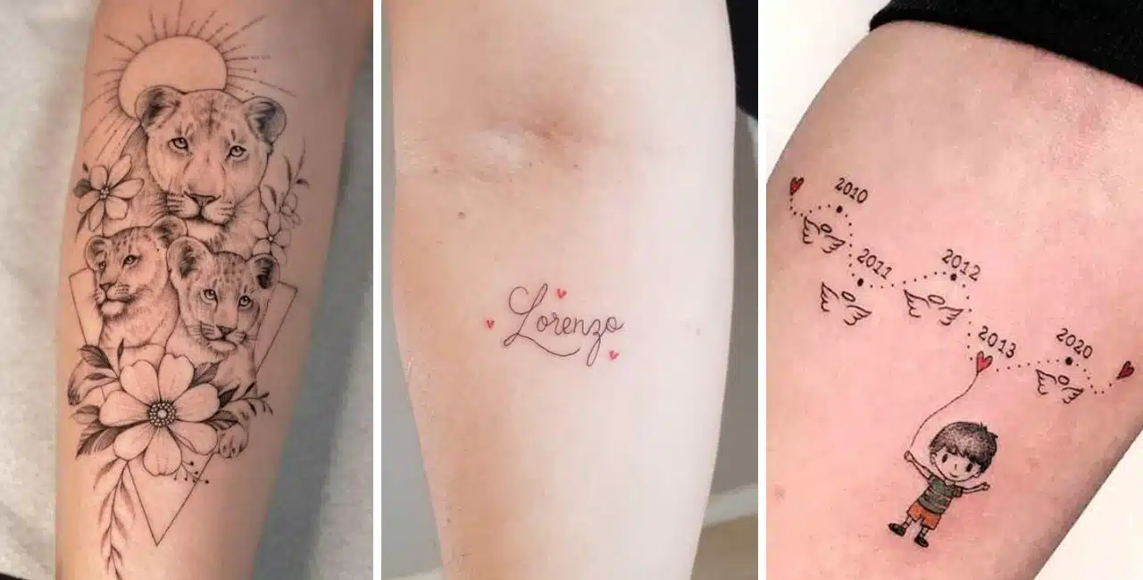 tatuagem nome peito