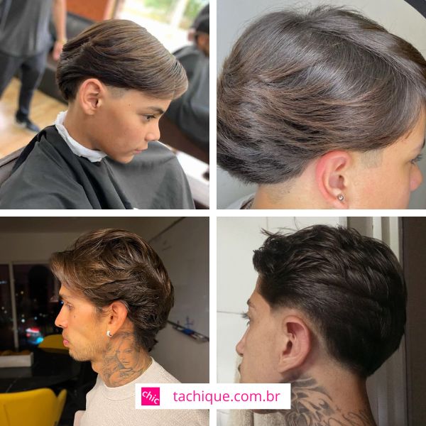 nomes de cortes de cabelo masculino