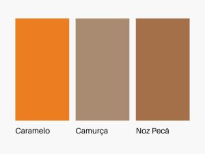 cores que harmonizam com marrom claro