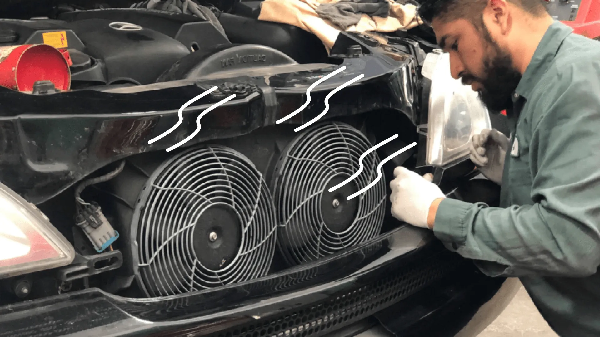 Sinais de que a ventoinha do radiador está com defeito