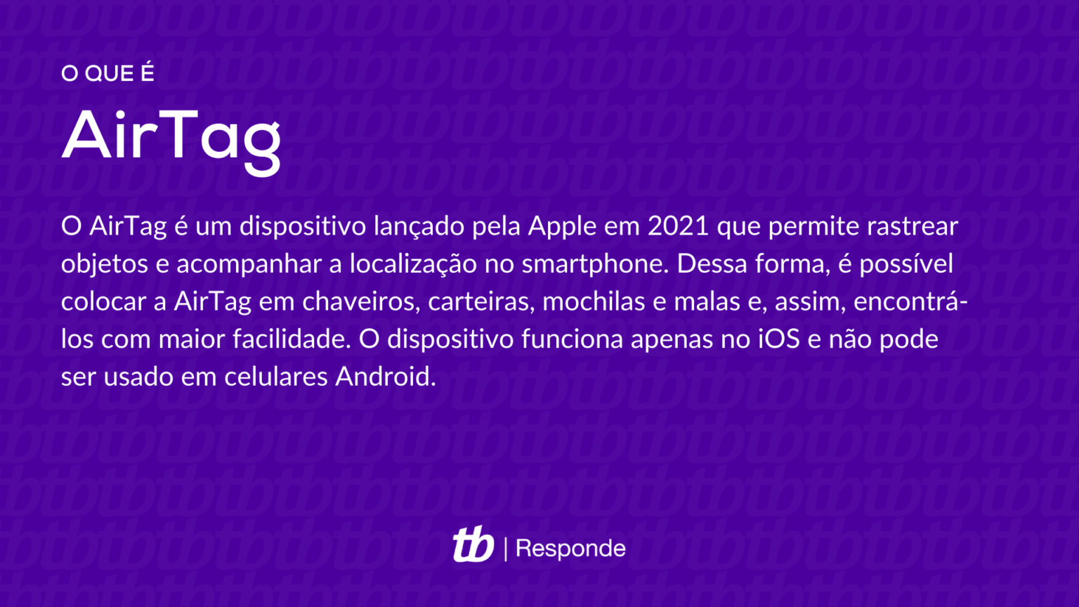 o que é e como usar o airtag da apple
