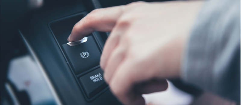 segurança do freio de estacionamento eletrônico