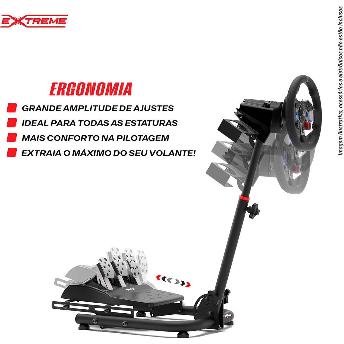 o que é o volante com ajuste de altura