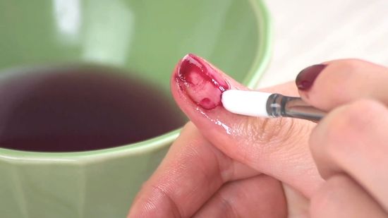 esmalte em gel não sai