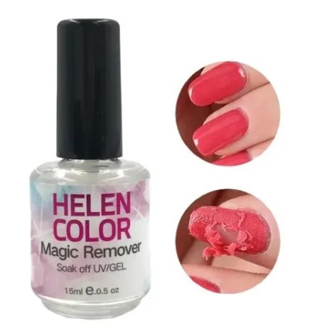 unha em gel como remover