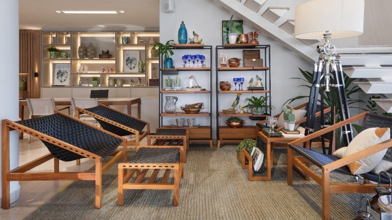 objetos de decoração para estante de sala