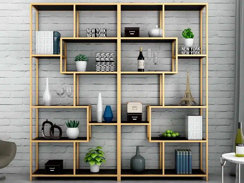 objetos de decoração para estante de sala
