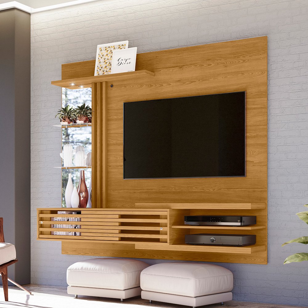 ideias criativas para decorar painel de tv sala pequena