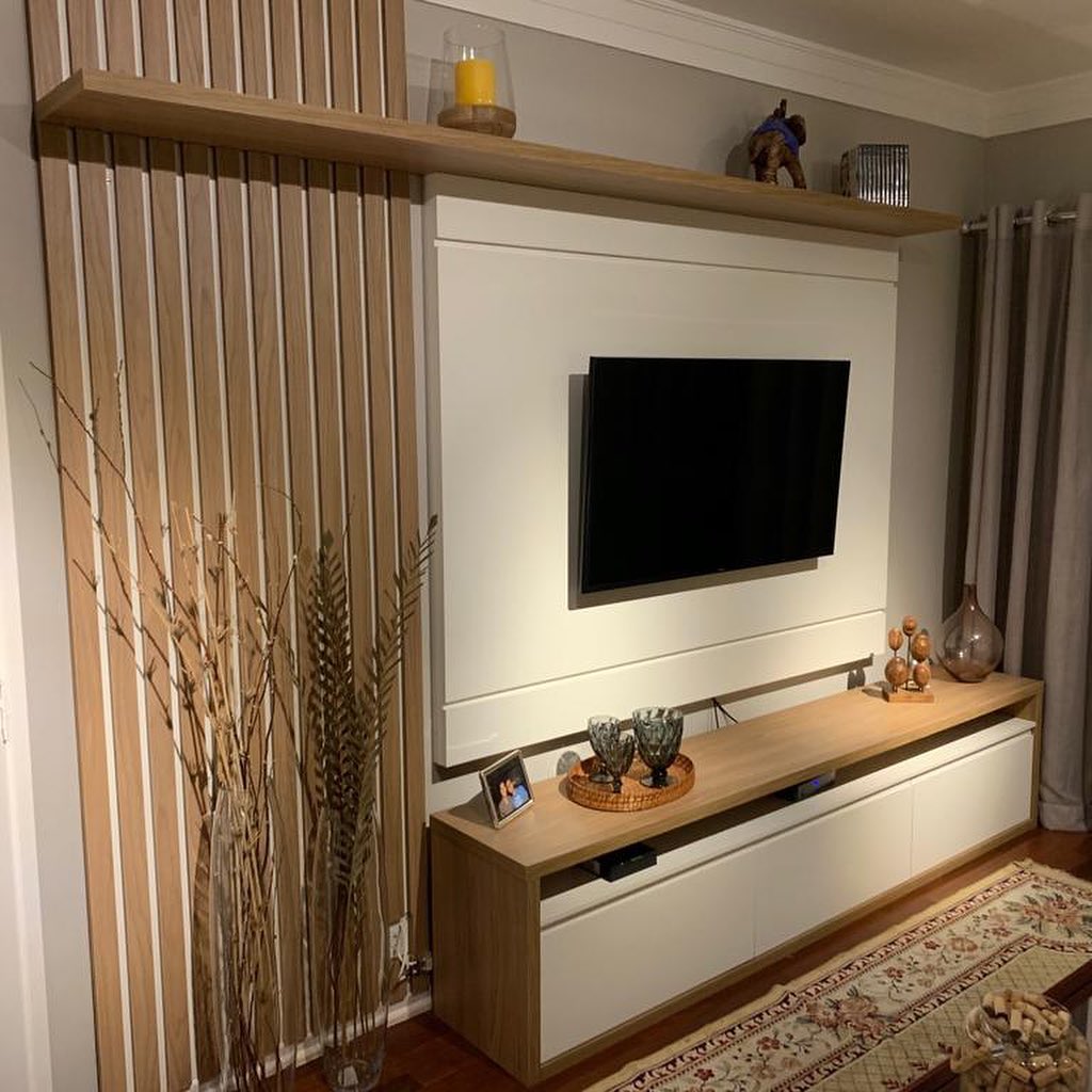 painel de tv com rack ou sem rack qual escolher